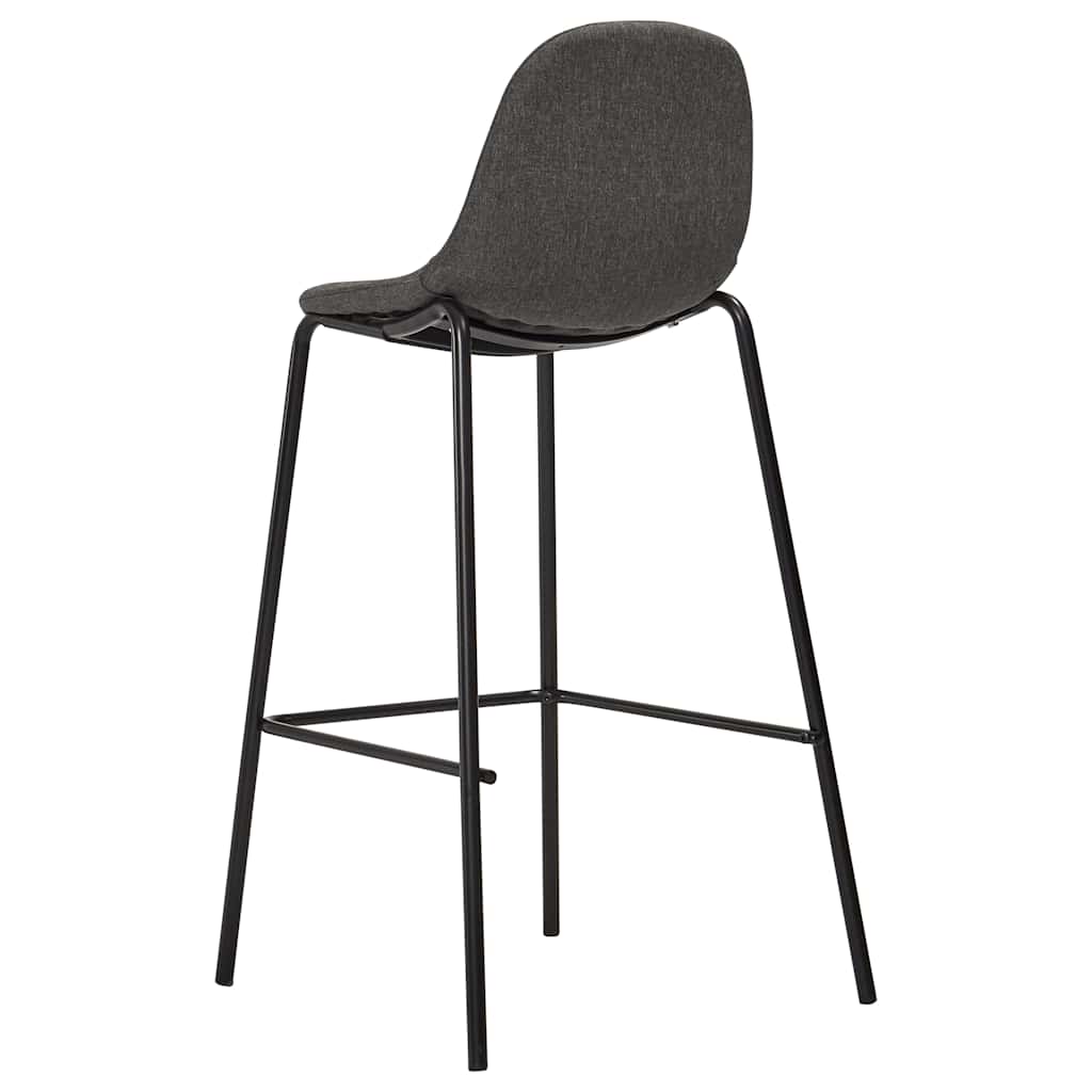 vidaXL 3-Piece Bar Set Fabric Dark Grey