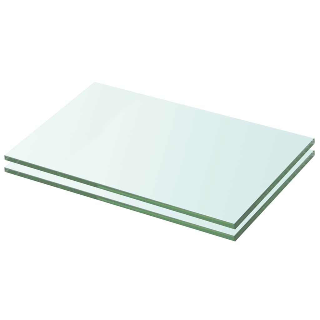 vidaXL Wandschap transparant 20x12 cm glas
