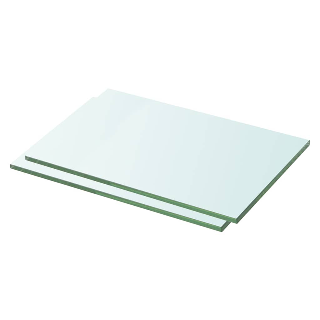 vidaXL Wandschap transparant 20x12 cm glas