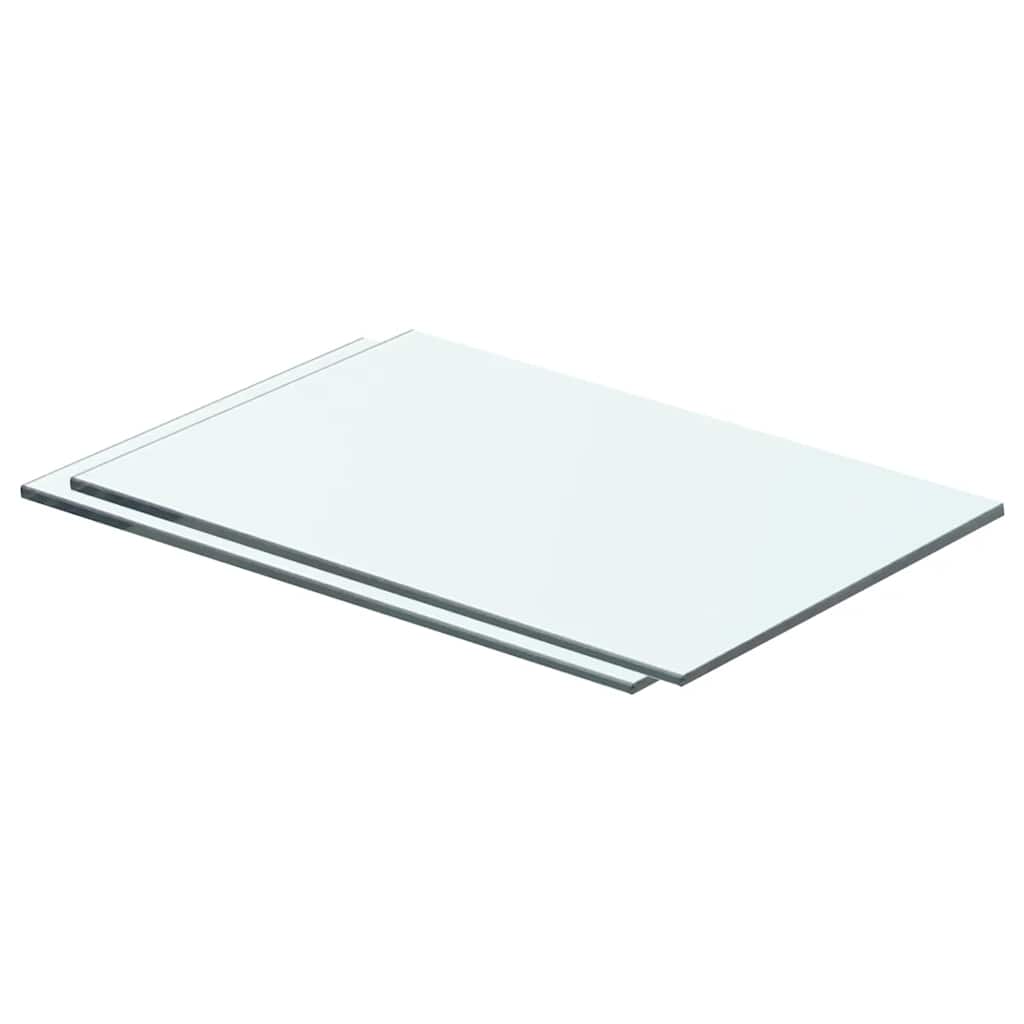 vidaXL Wandschap transparant 20x12 cm glas