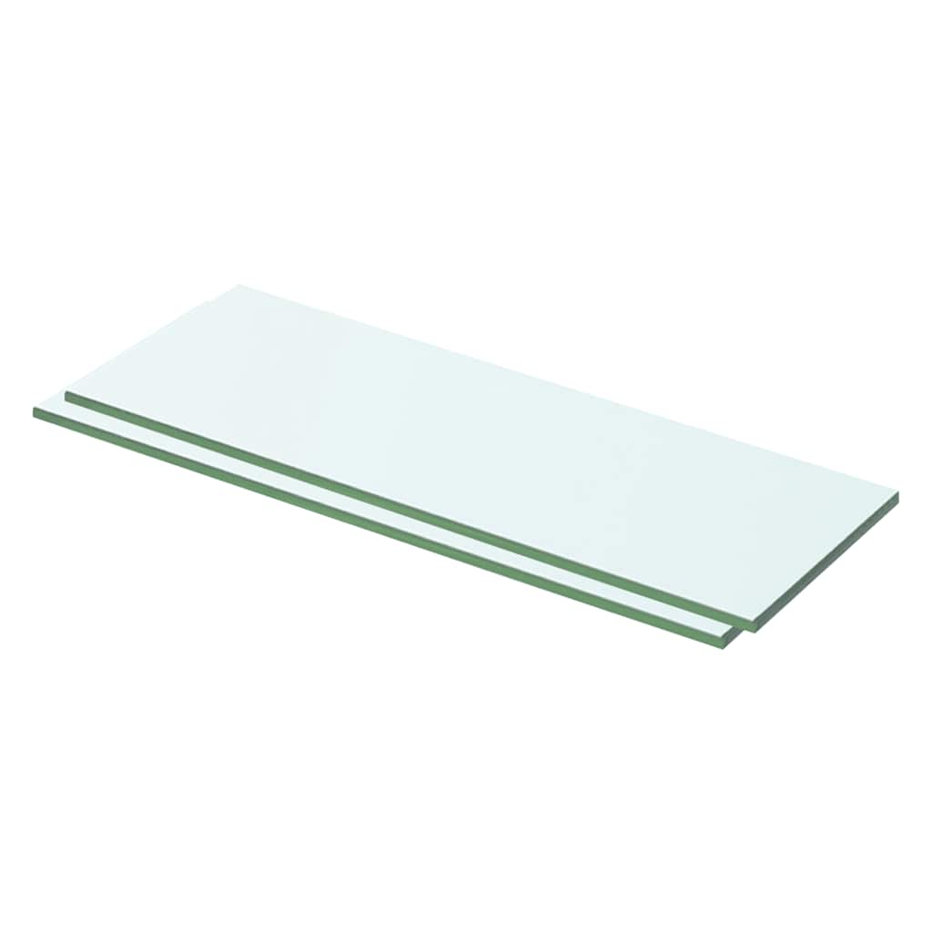 vidaXL Wandschap transparant 20x12 cm glas