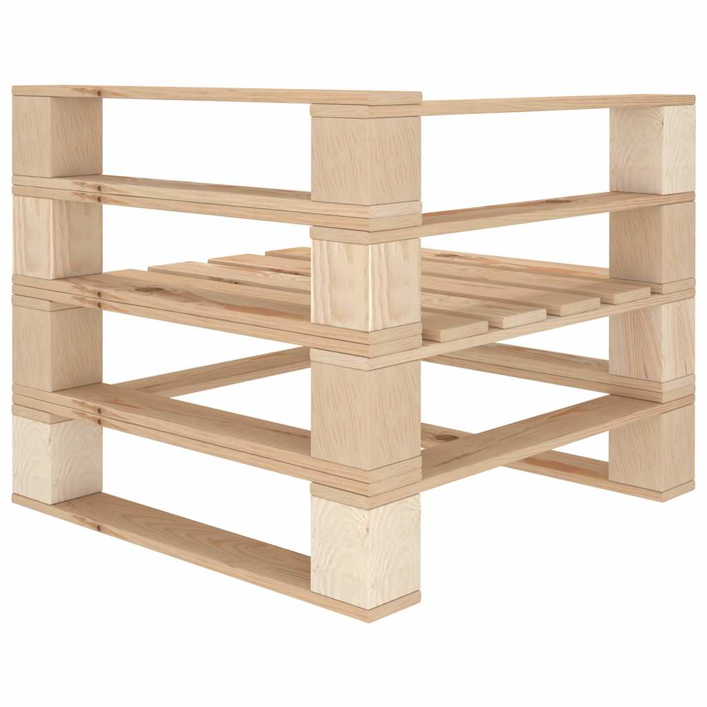 vidaXL 6-delige Loungeset pallet hout