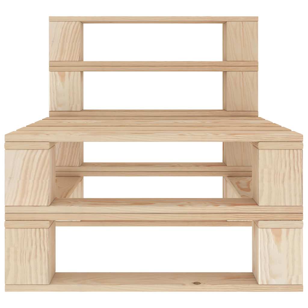 vidaXL 7-delige Loungeset pallet hout