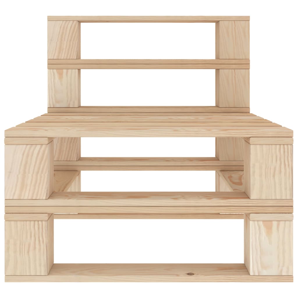 vidaXL 6-delige Loungeset pallet hout