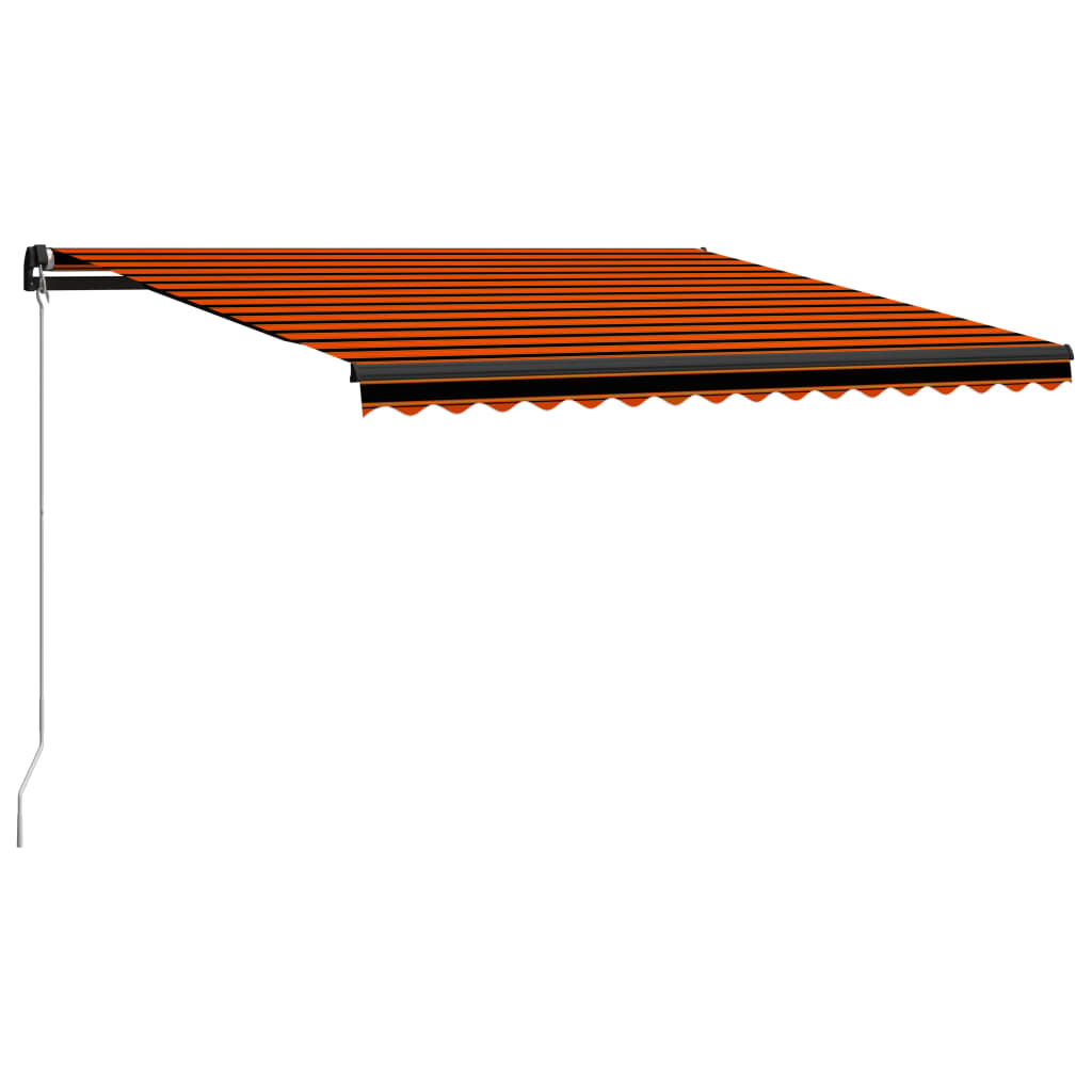 vidaXL Luifel handmatig uittrekbaar 300x250 cm antraciet