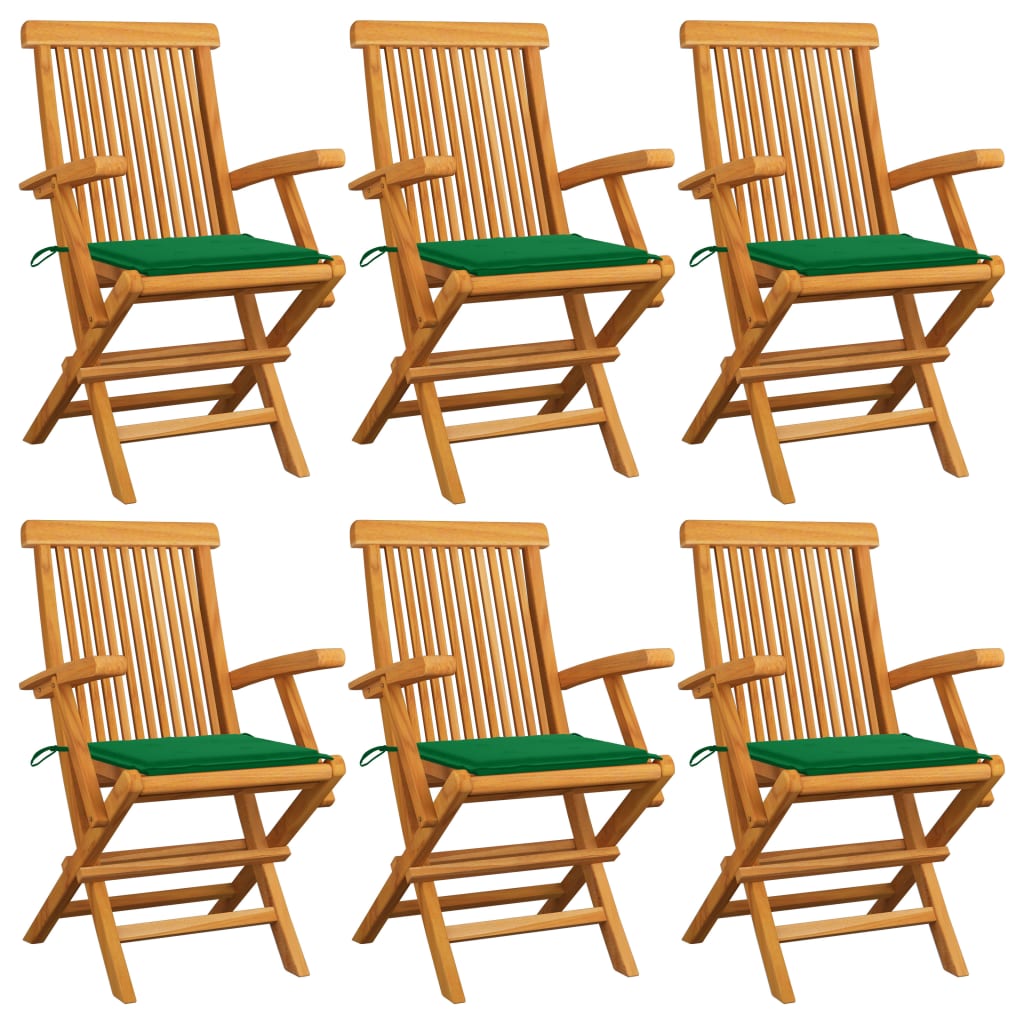 vidaXL Tuinstoelen 2 st avec antracietkleurige kussens massief teakhout
