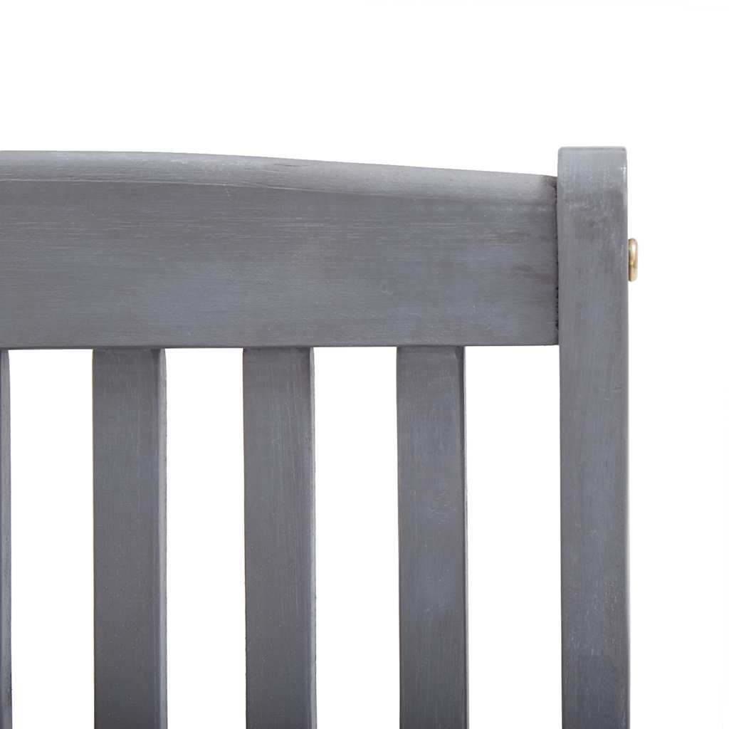 vidaXL Tuinstoelen 2 st inklapbaar met kussens massief acaciahout