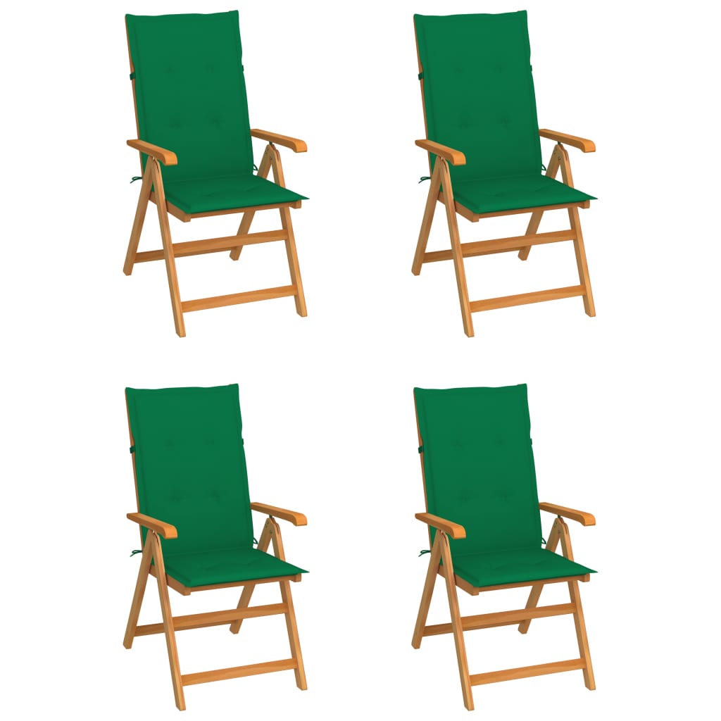 vidaXL Tuinstoelen 2 st met antracietkleurige kussens massief teakhout