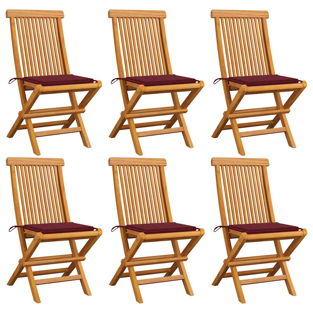 vidaXL Tuinstoelen 2 st met antracietkleurige kussens massief teakhout