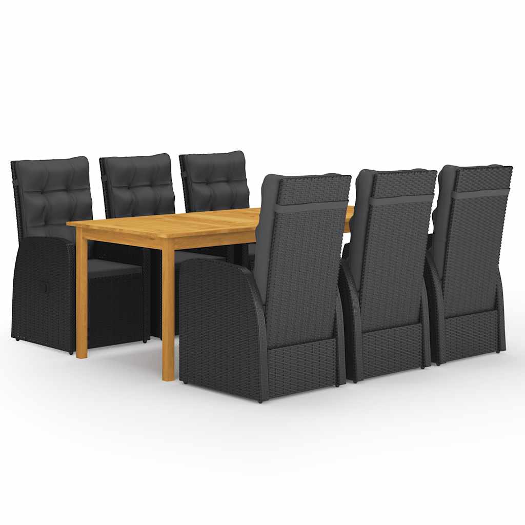 vidaXL 9-delige Tuinset grijs