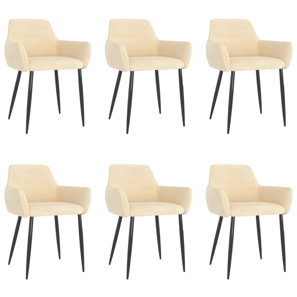vidaXL Eetkamerstoelen 4 st fluweel donkergrijs