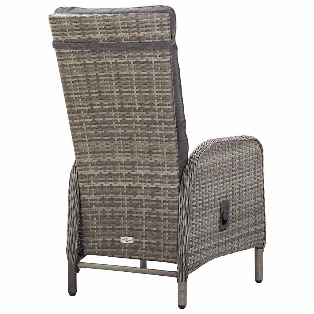 vidaXL 7-Piece Garden Dining Set Grey