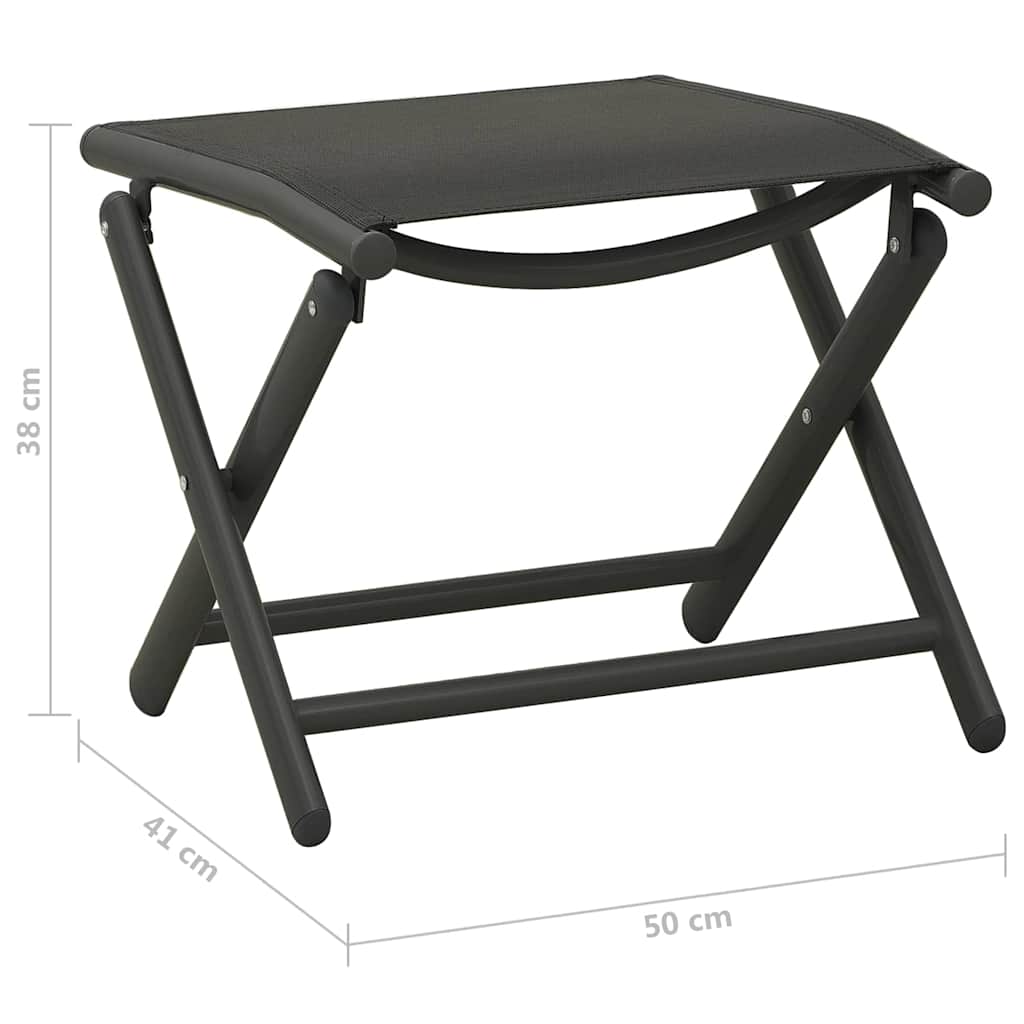 vidaXL 10-piece Lounge Set black and anthracite