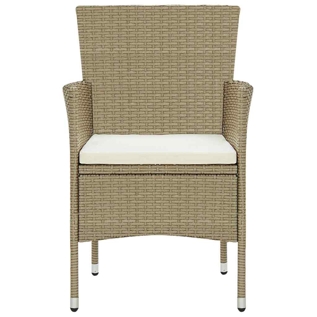 vidaXL 3-delige Tuinset beige