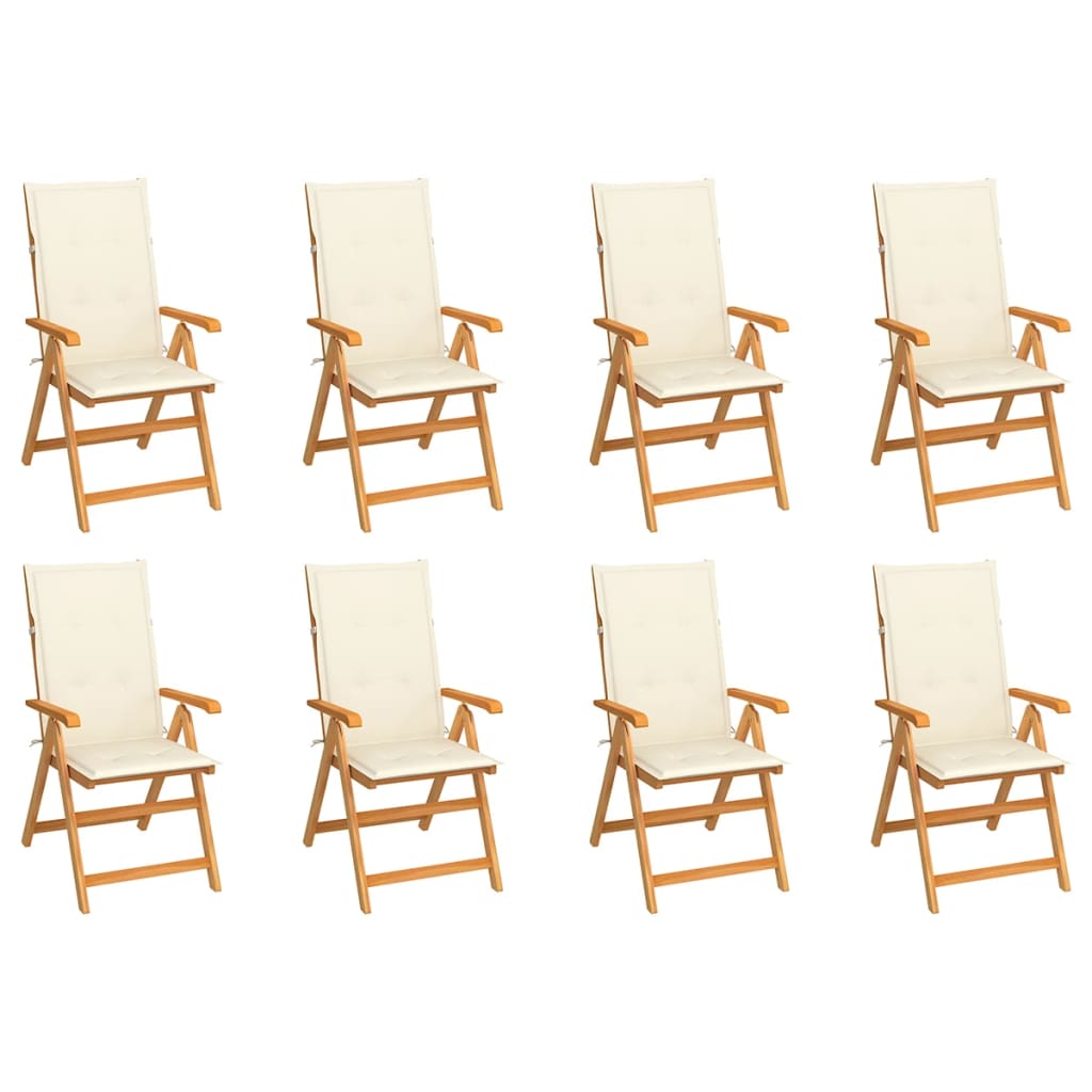 vidaXL Tuinstoelen 2 st met antracietkleurige kussens massief teakhout