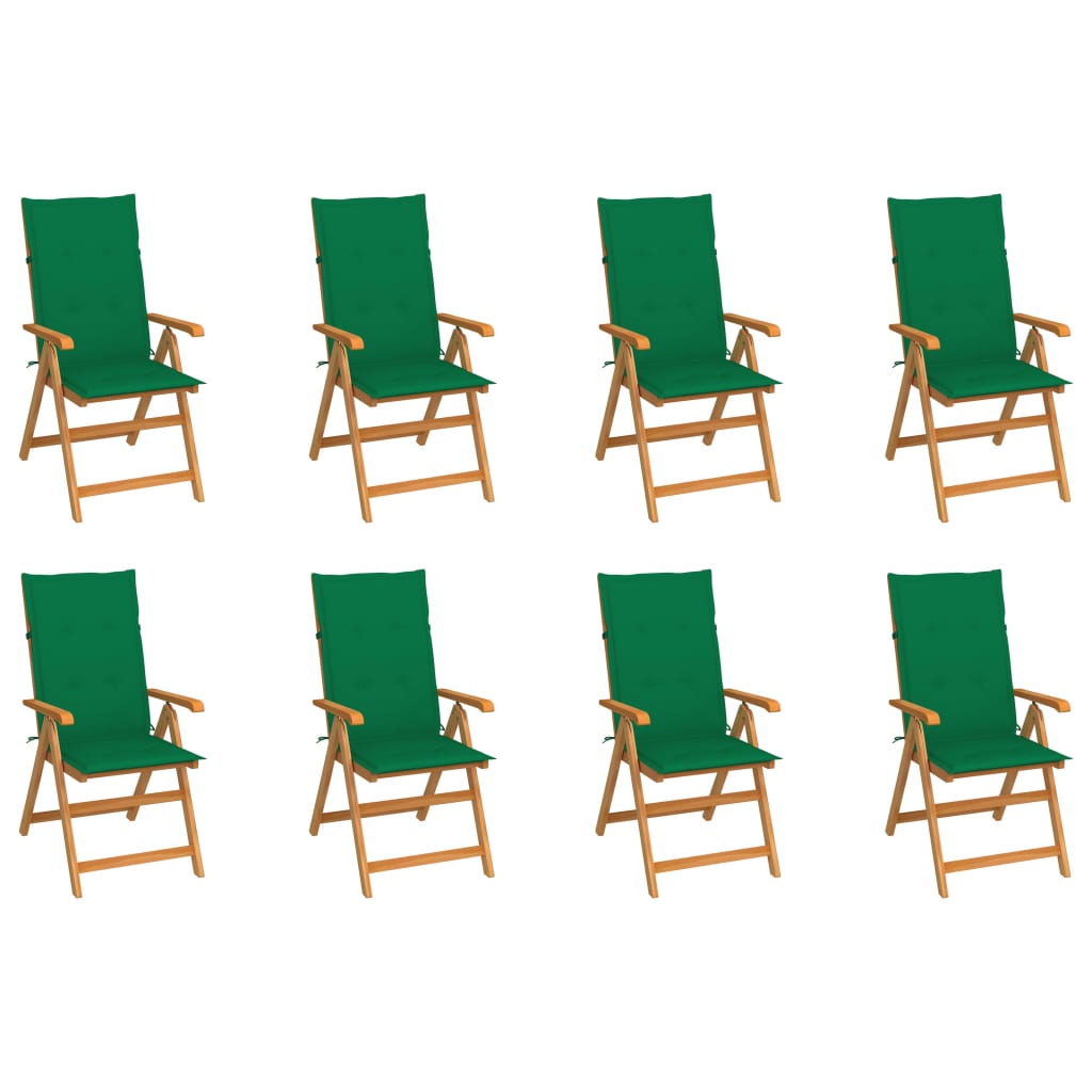 vidaXL Tuinstoelen 2 st met antracietkleurige kussens massief teakhout