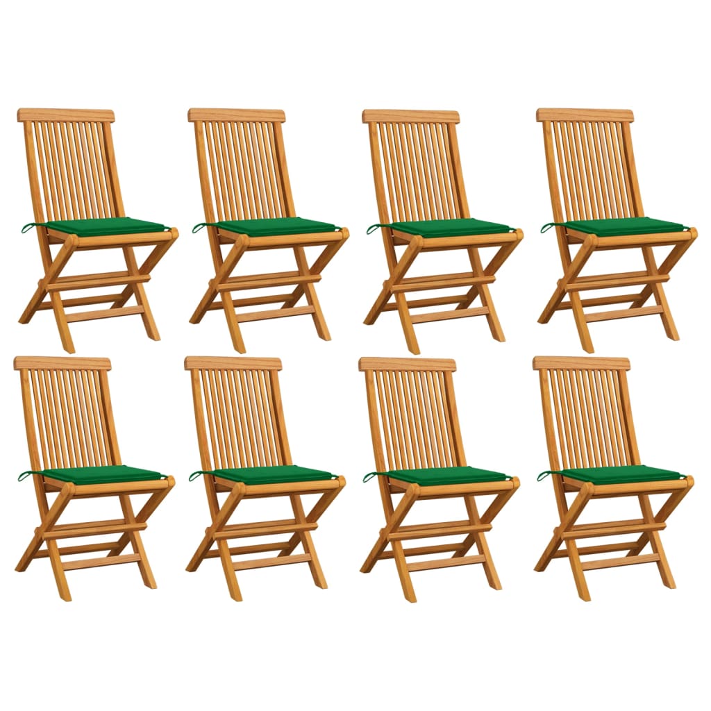 vidaXL Tuinstoelen 2 st met antracietkleurige kussens massief teakhout