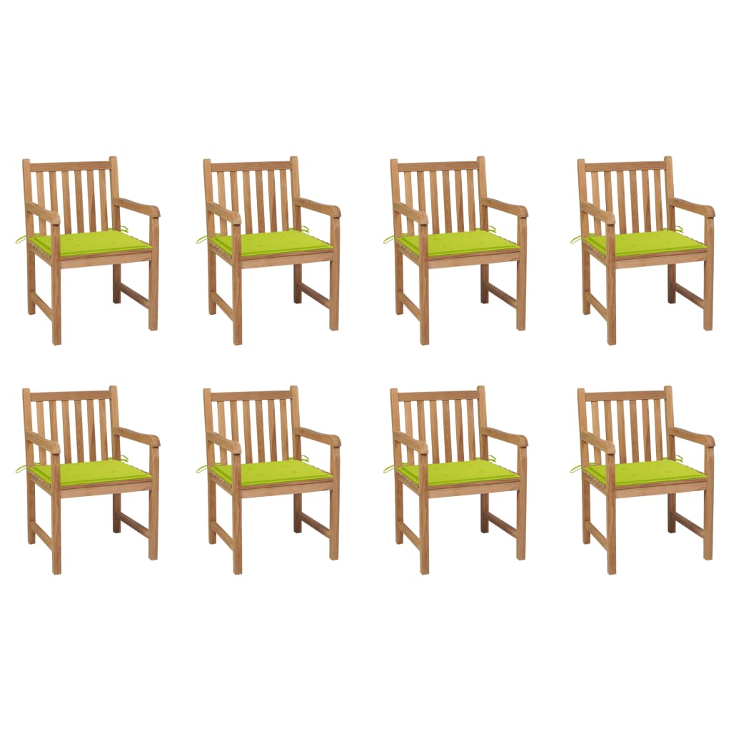 vidaXL Garden Chairs 2 pcs with Anthracite Cushions Solid Teakwood