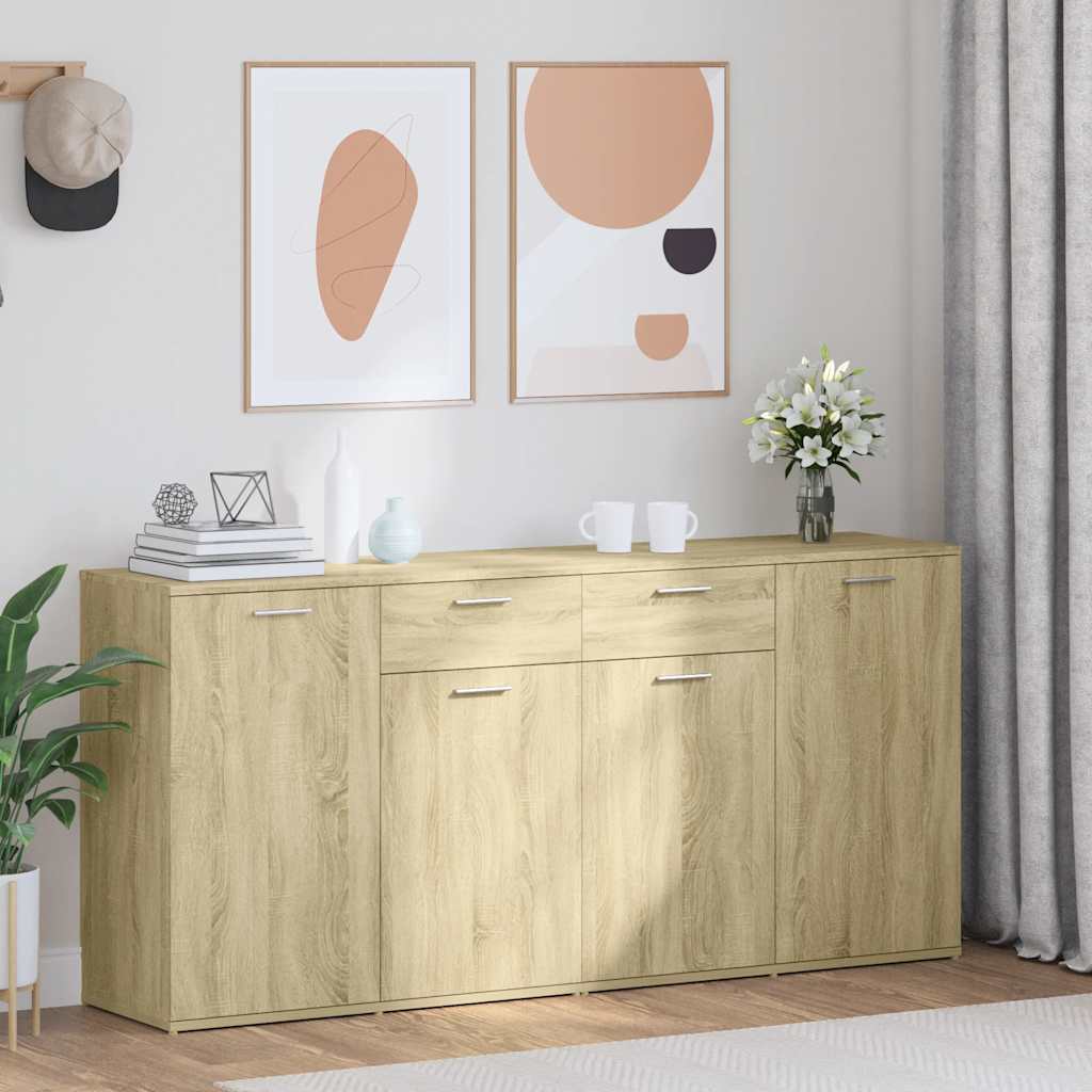 vidaXL Sideboard 160x36x75 cm engineered wood white