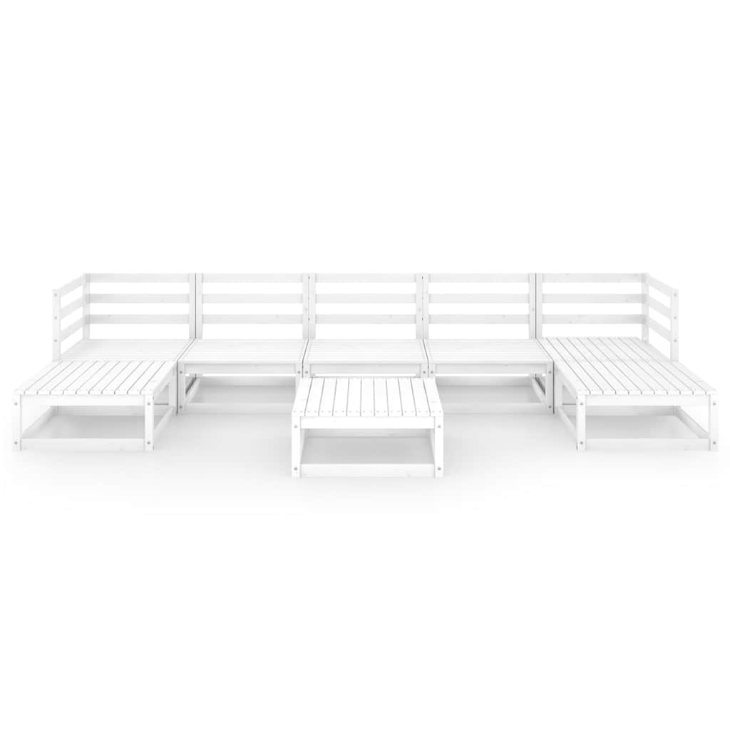 vidaXL 8-delige Loungeset massief grenenhout