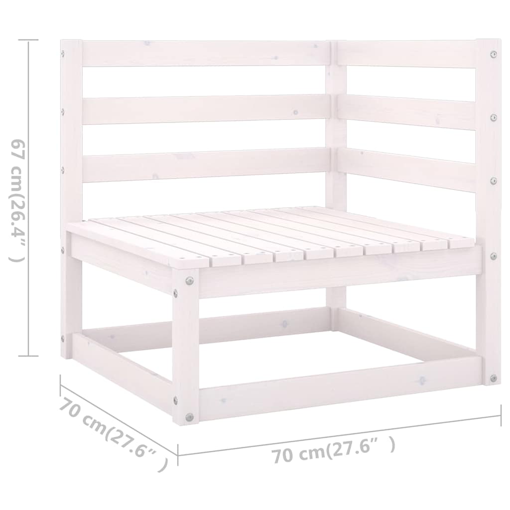vidaXL 9-delige Loungeset massief grenenhout