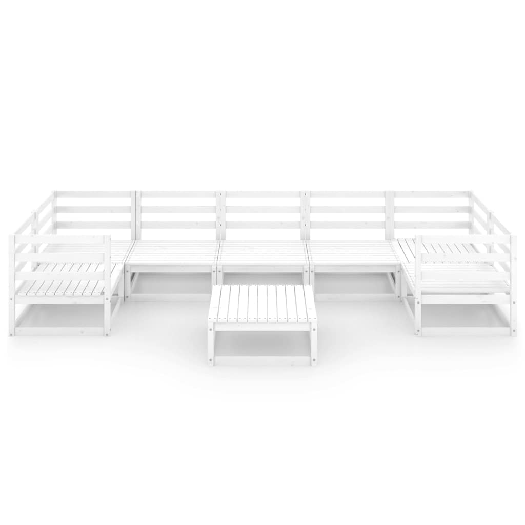 vidaXL 8-delige Loungeset massief grenenhout