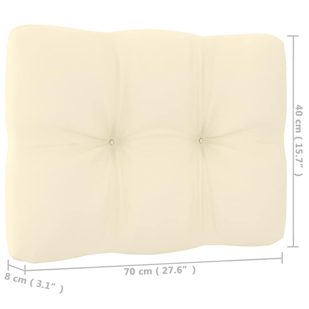 vidaXL 7-Piece Lounge Set Solid Pine Wood