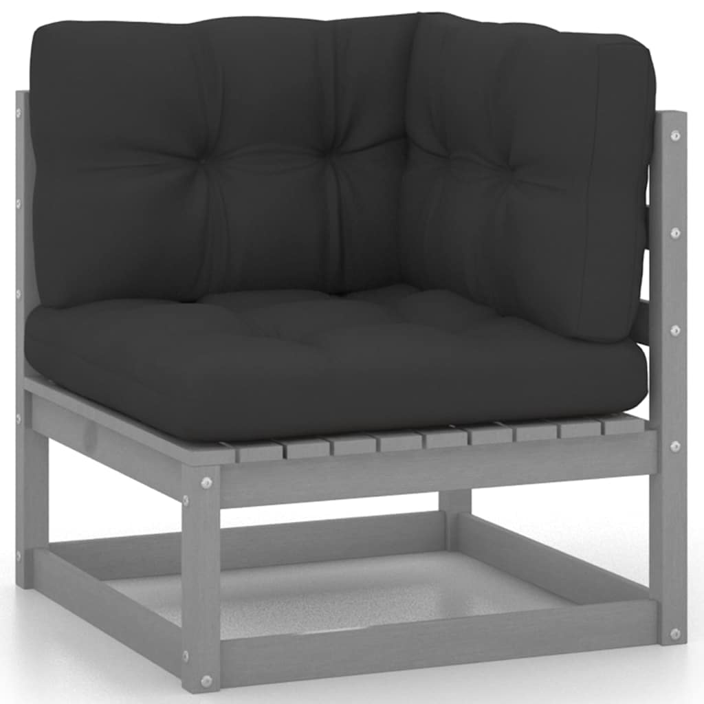 vidaXL 10-delige Loungeset massief grenenhout
