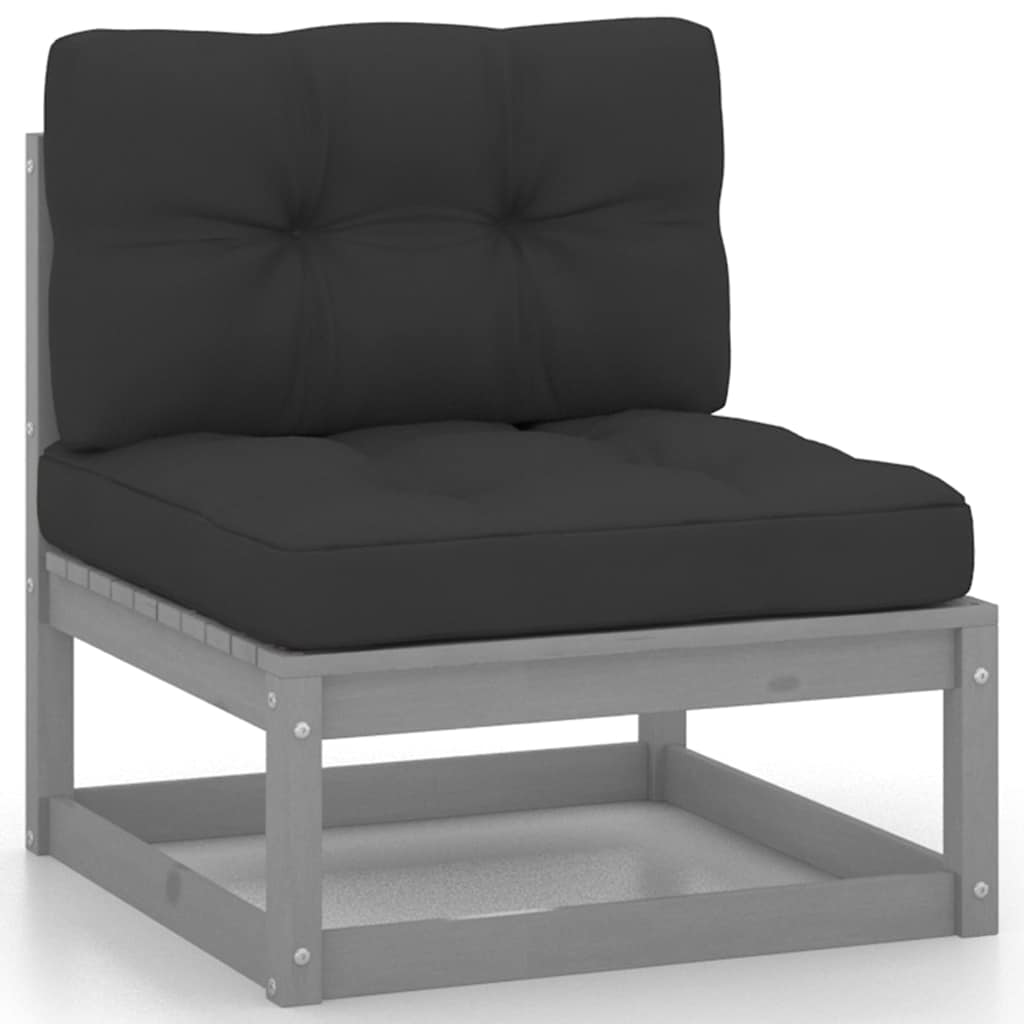 vidaXL 10-delige Loungeset massief grenenhout