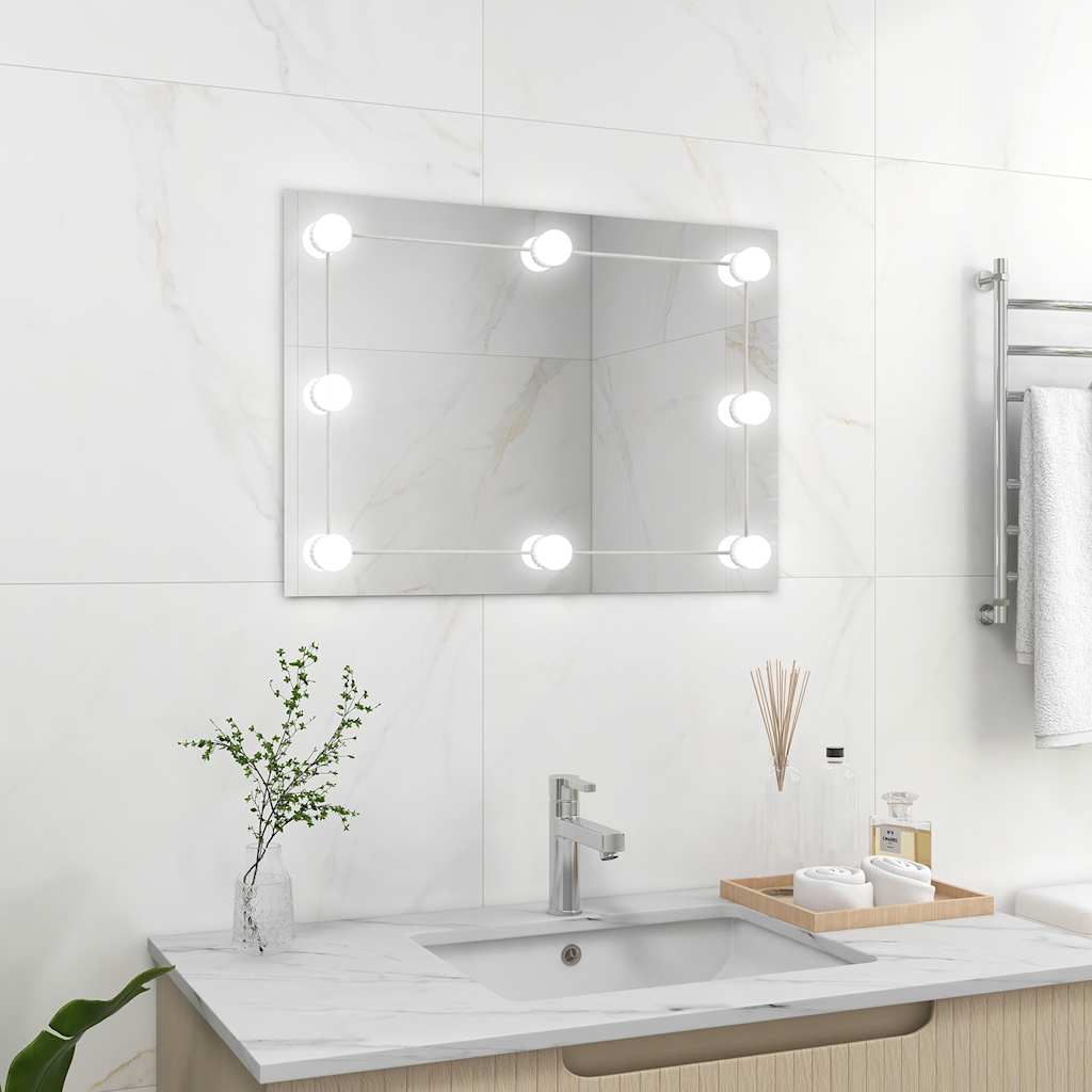 vidaXL Square Wall Mirror 40x40 cm Glass
