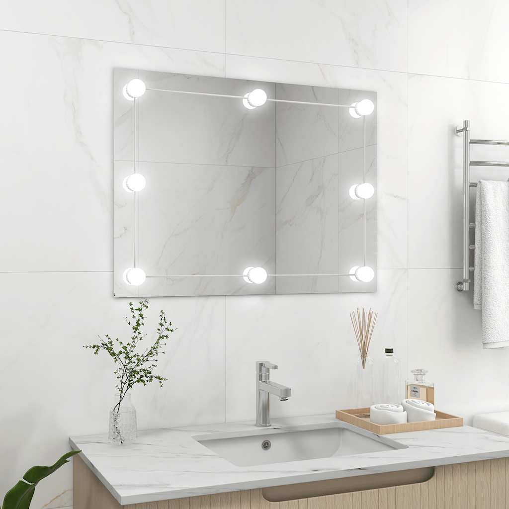vidaXL Square Wall Mirror 40x40 cm Glass