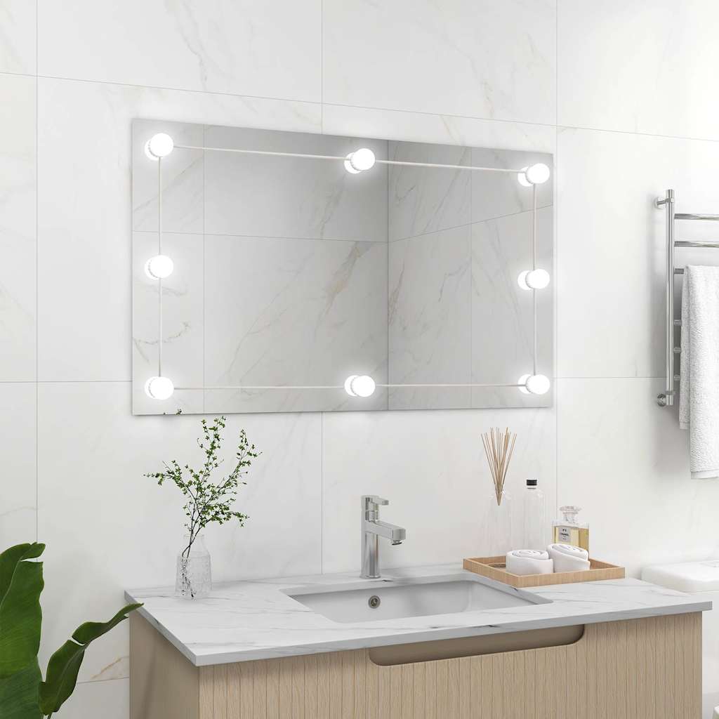 vidaXL Square Wall Mirror 40x40 cm Glass