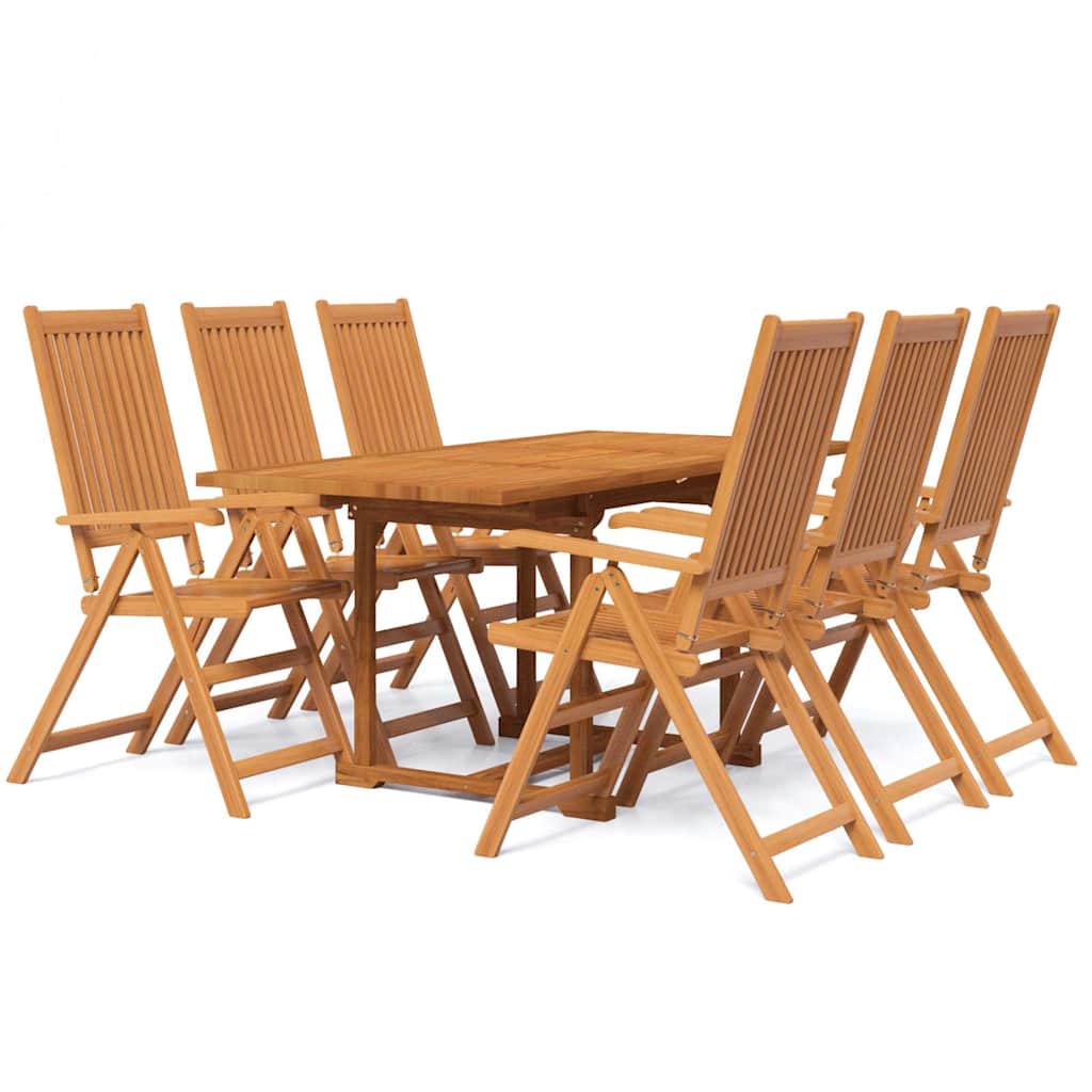 vidaXL 5-delige Tuinset massief acaciahout 120-170 cm