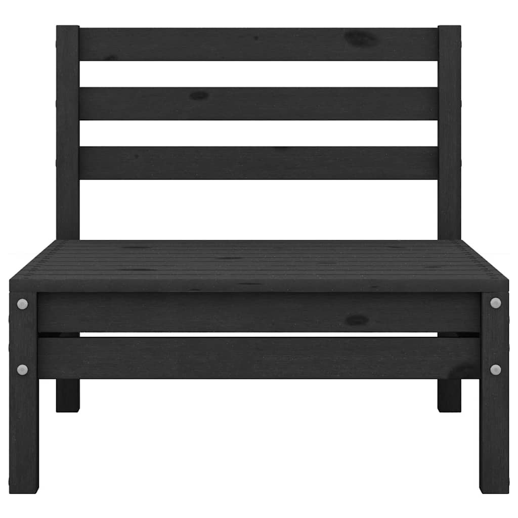 vidaXL 5-delige Loungeset massief grenenhout wit