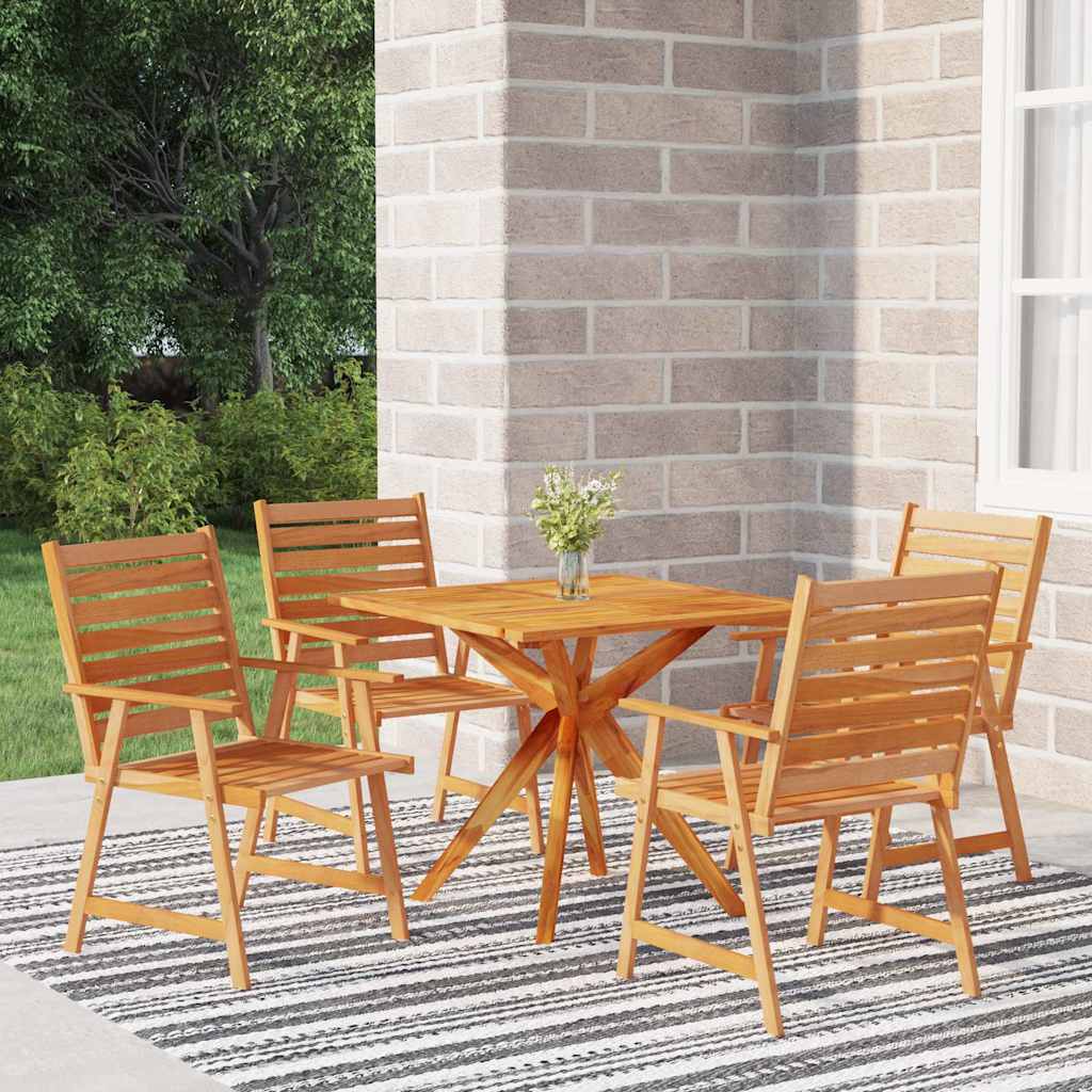 vidaXL 3-Piece Garden Dining Set Solid Acacia Wood
