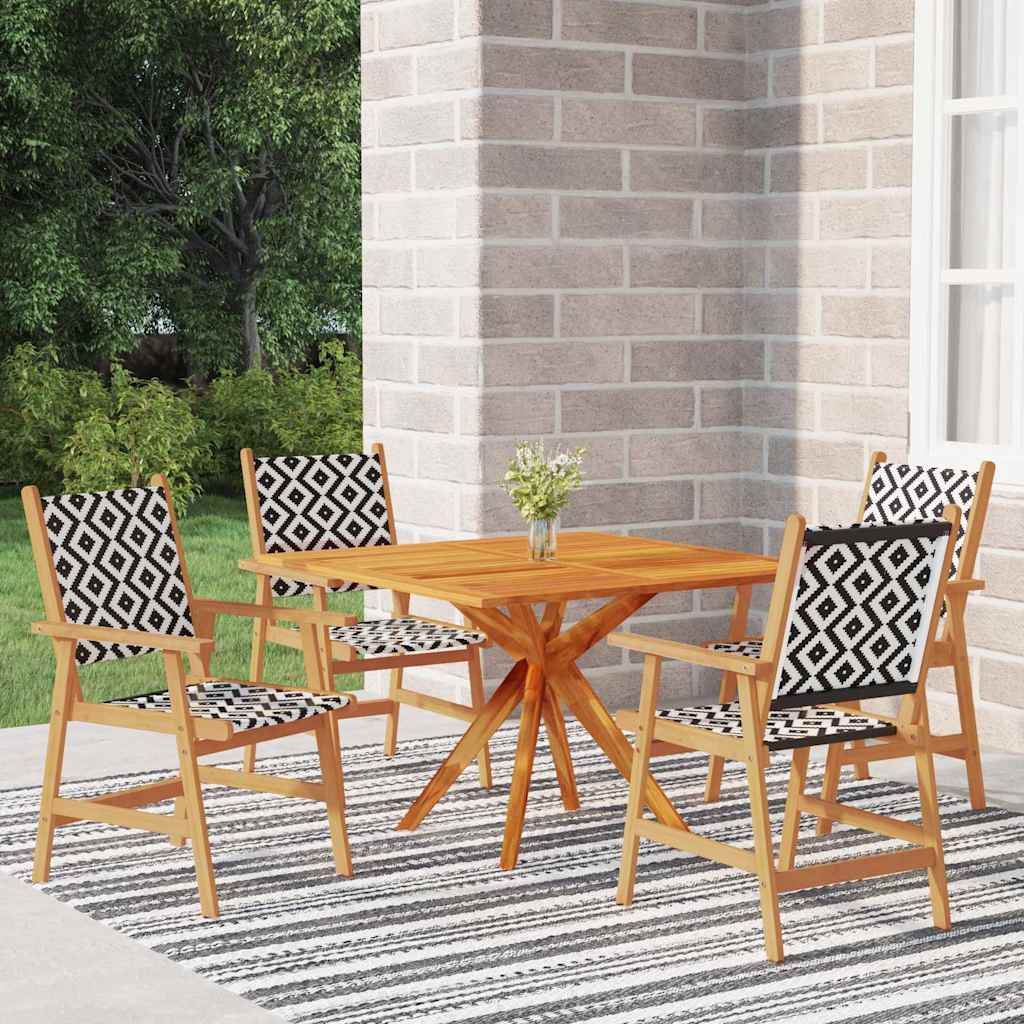 vidaXL 3-Piece Garden Dining Set Solid Acacia Wood