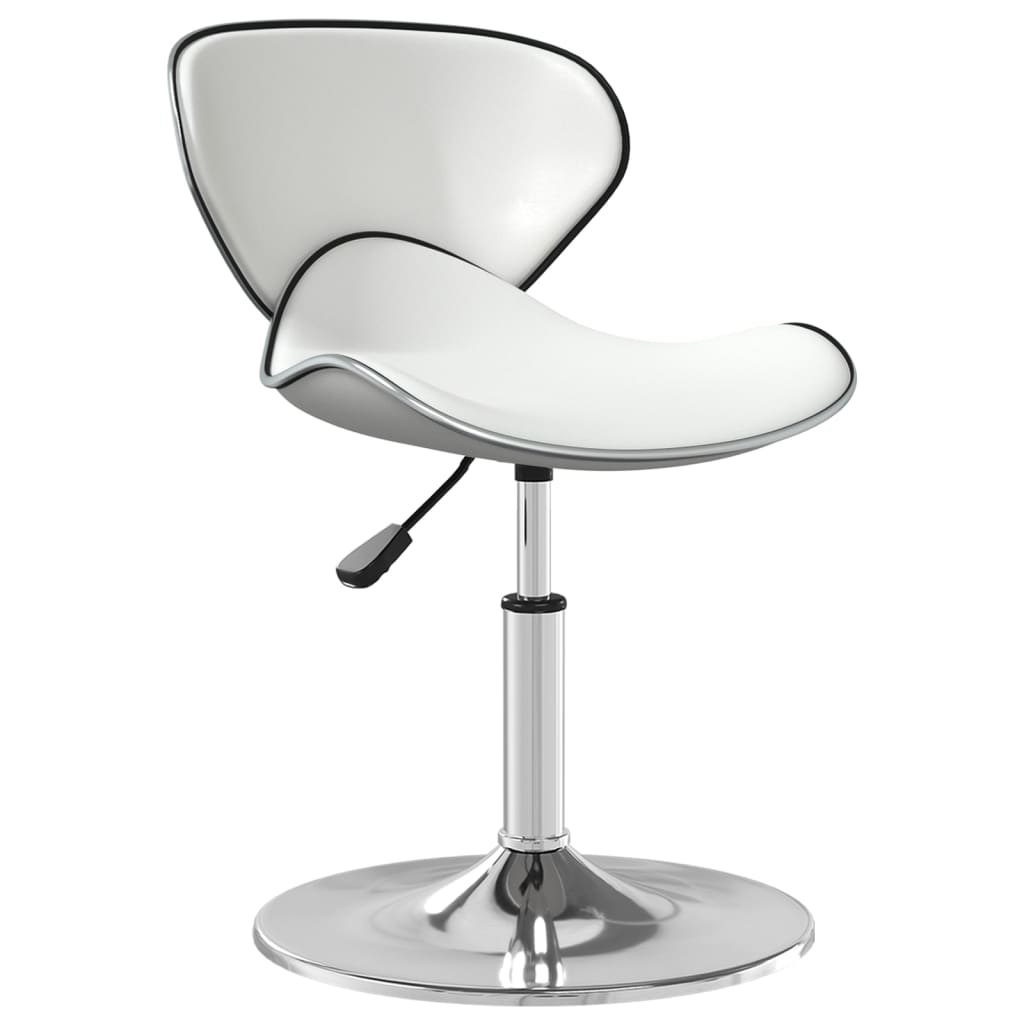 vidaXL Eetkamerstoelen 4 st kunstleer wit