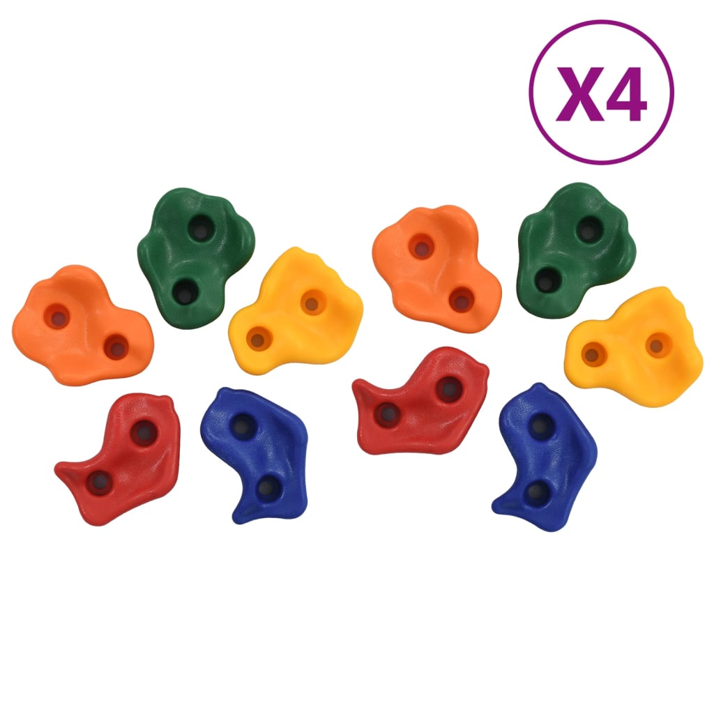 vidaXL Climbing Stones 20 pcs PE multicolour