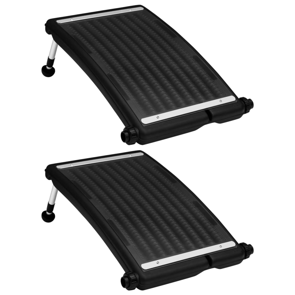 vidaXL Solar Swimming Pool Heating Panel 2 pcs Curved 110x65 cm