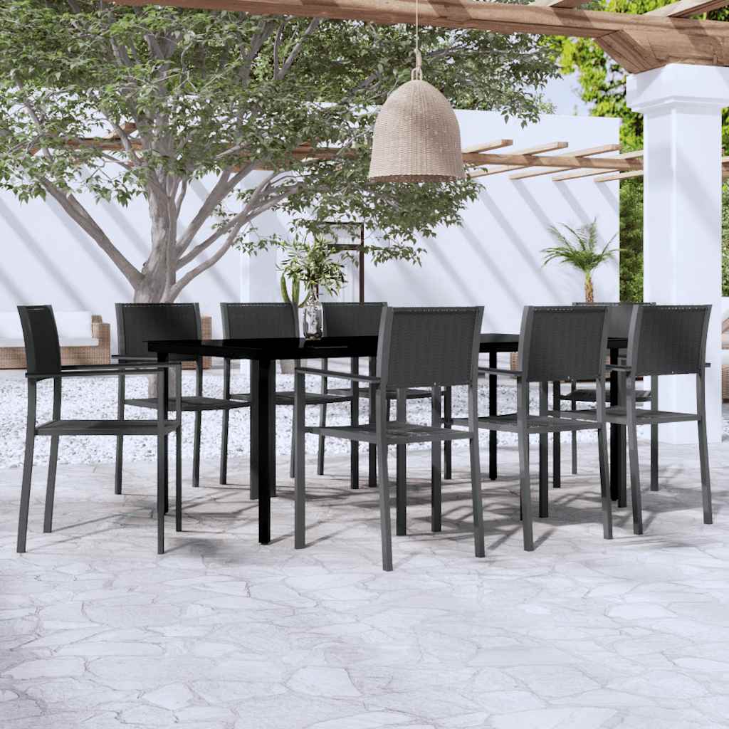 vidaXL 5-delige Tuinset wit