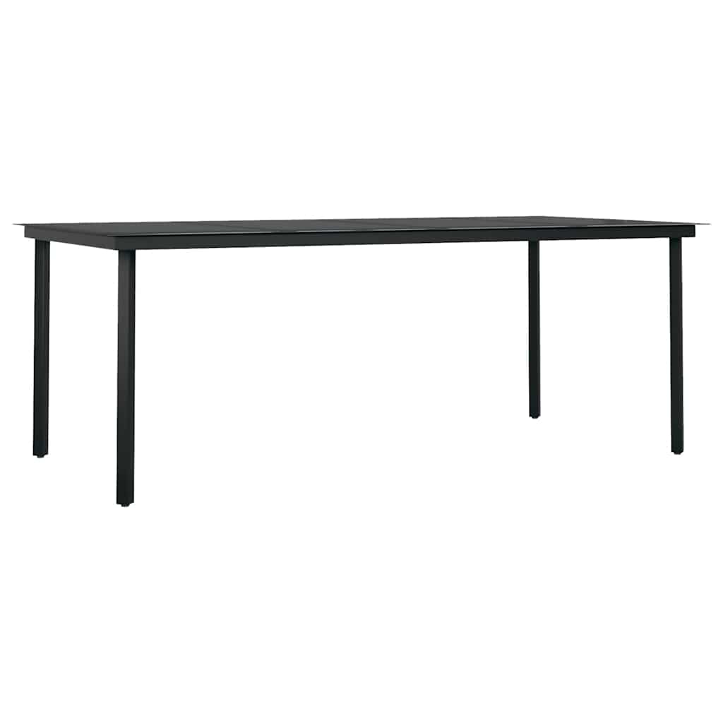 vidaXL 3-Piece Garden Dining Set Black
