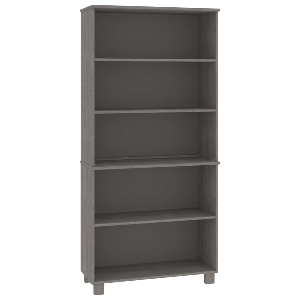 vidaXL Tall cabinet HAMAR solid pine honey brown