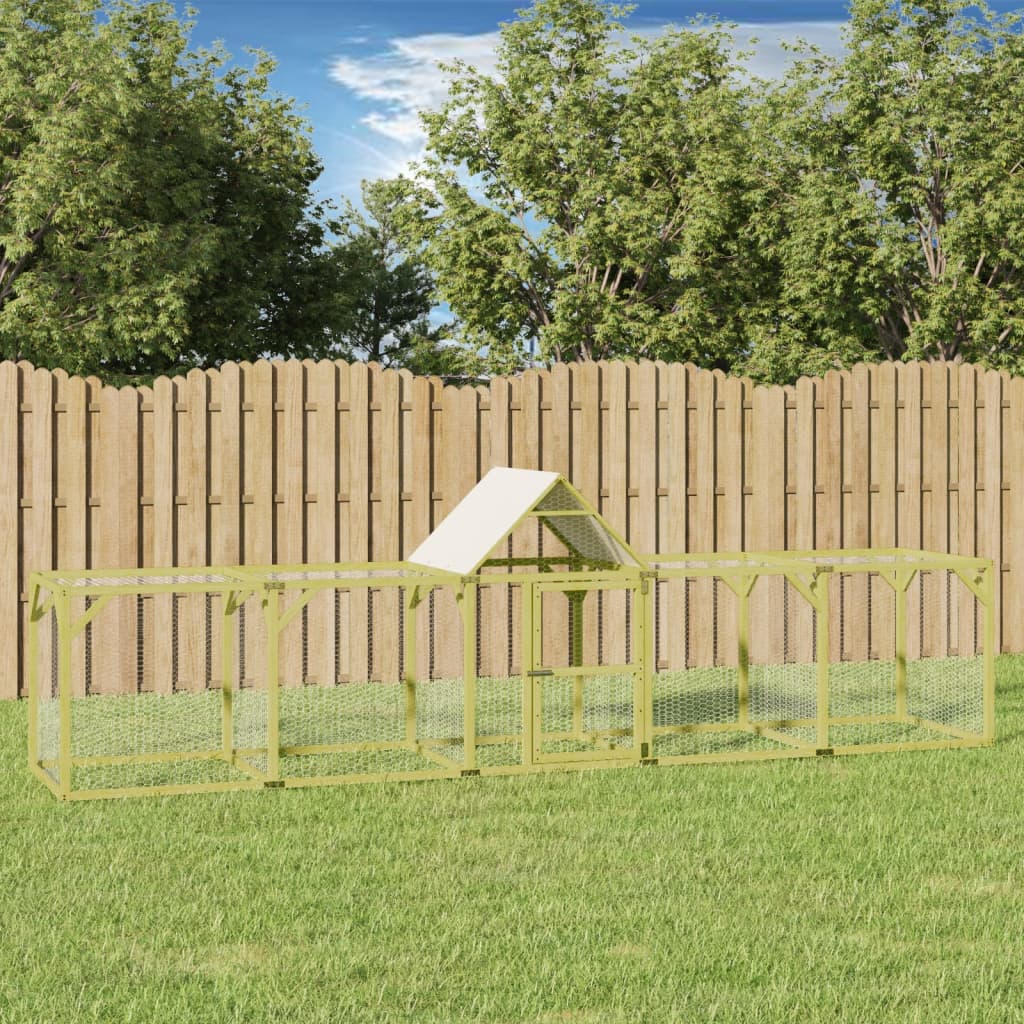 vidaXL Kippenhok 300x100x150 cm geïmpregneerd massief grenenhout