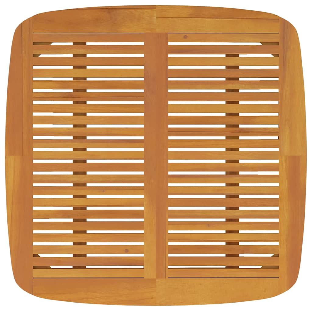 vidaXL Tuintafel 110x110x75 cm massief acaciahout
