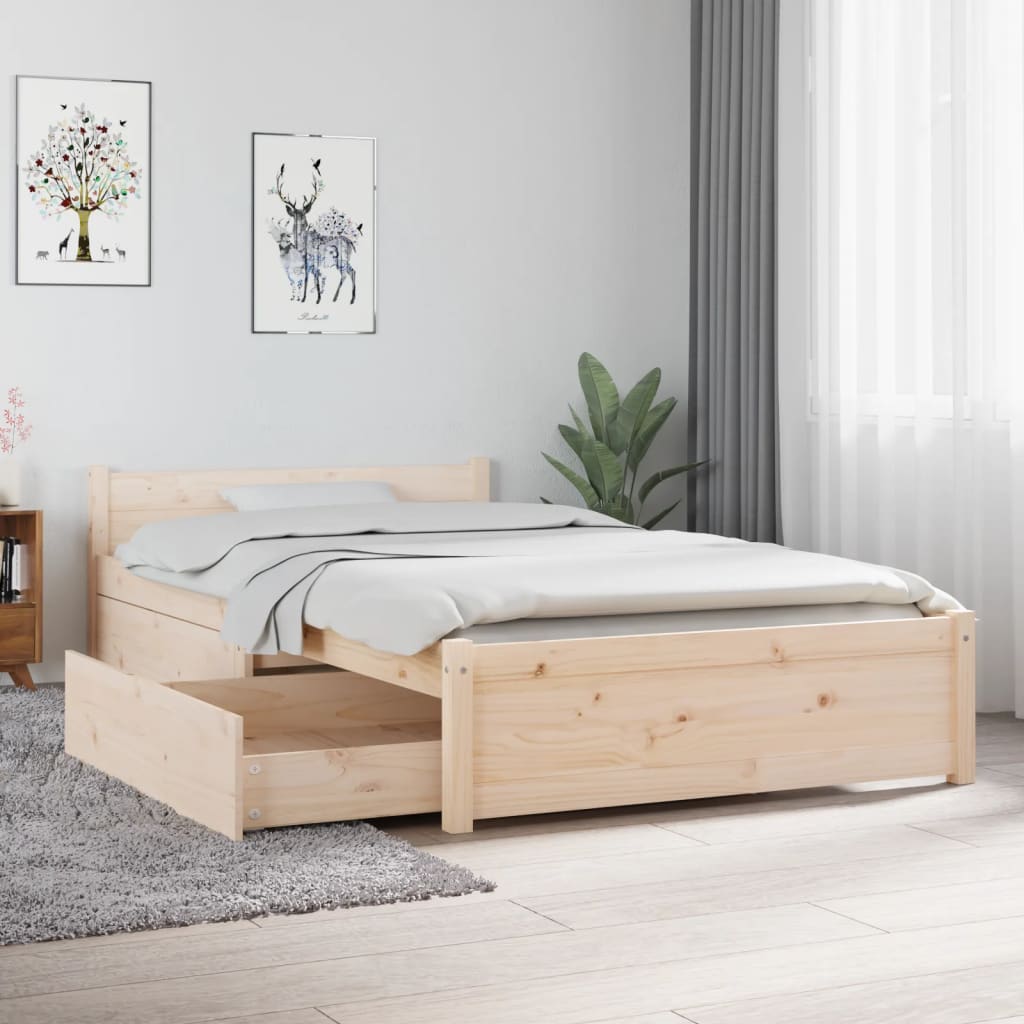 vidaXL Cadre de lit avec lits 75x190 cm