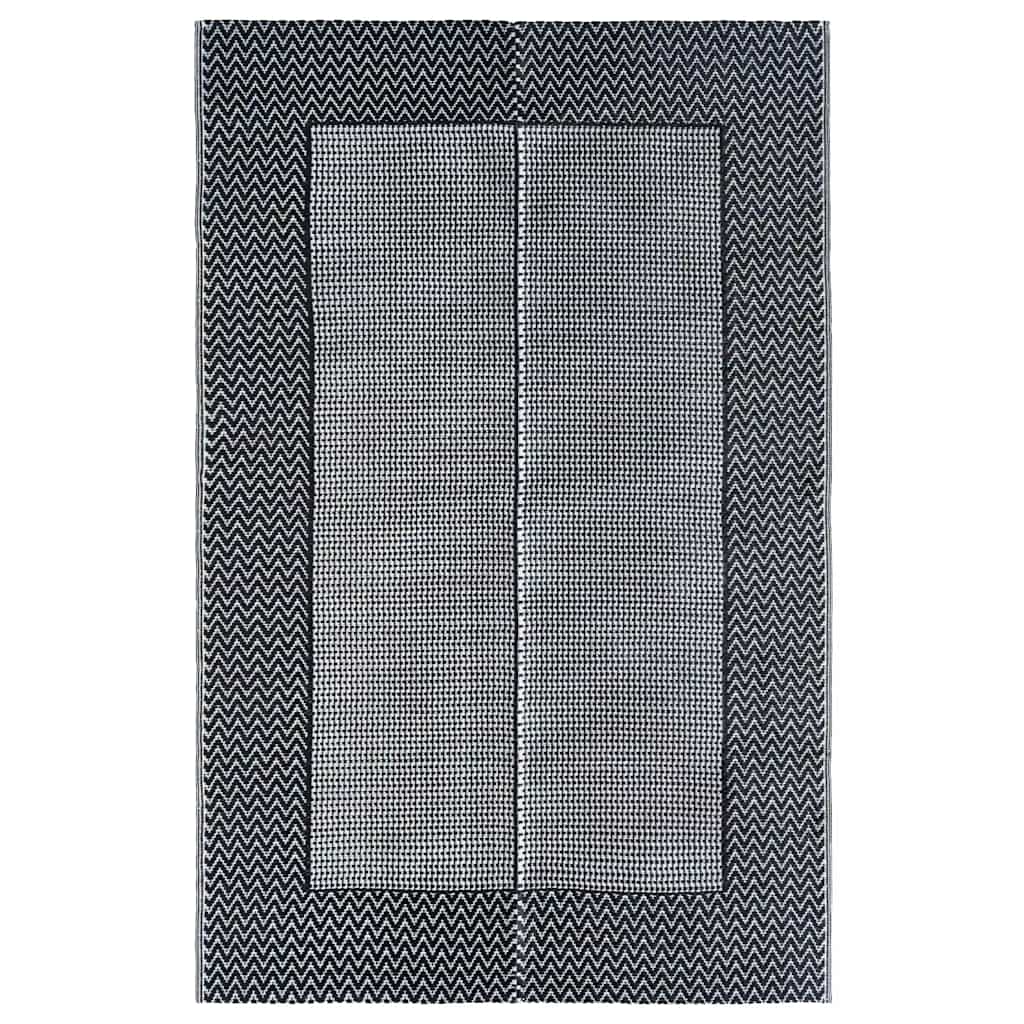 vidaXL Outdoor Rug 80x150 cm PP grey