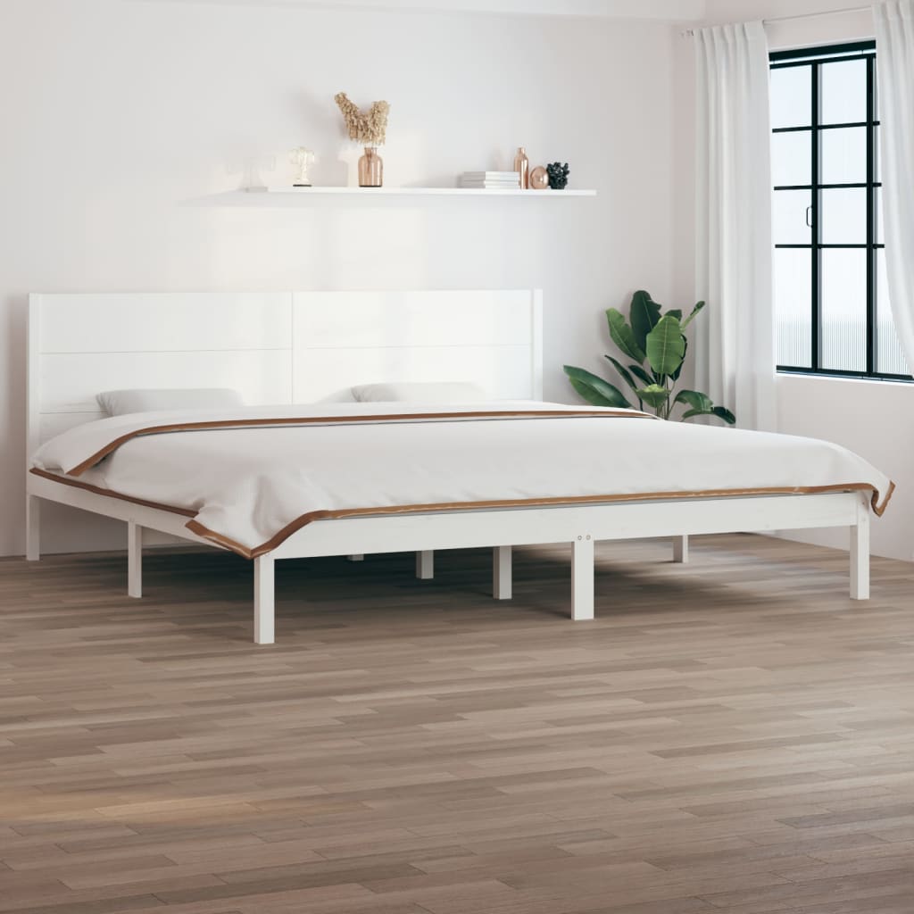 vidaXL Bed Frame Solid Wood 75x190 cm