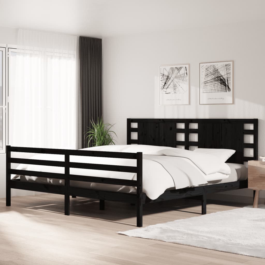 vidaXL Bedframe zonder matras massief grenenhout 90x190 cm