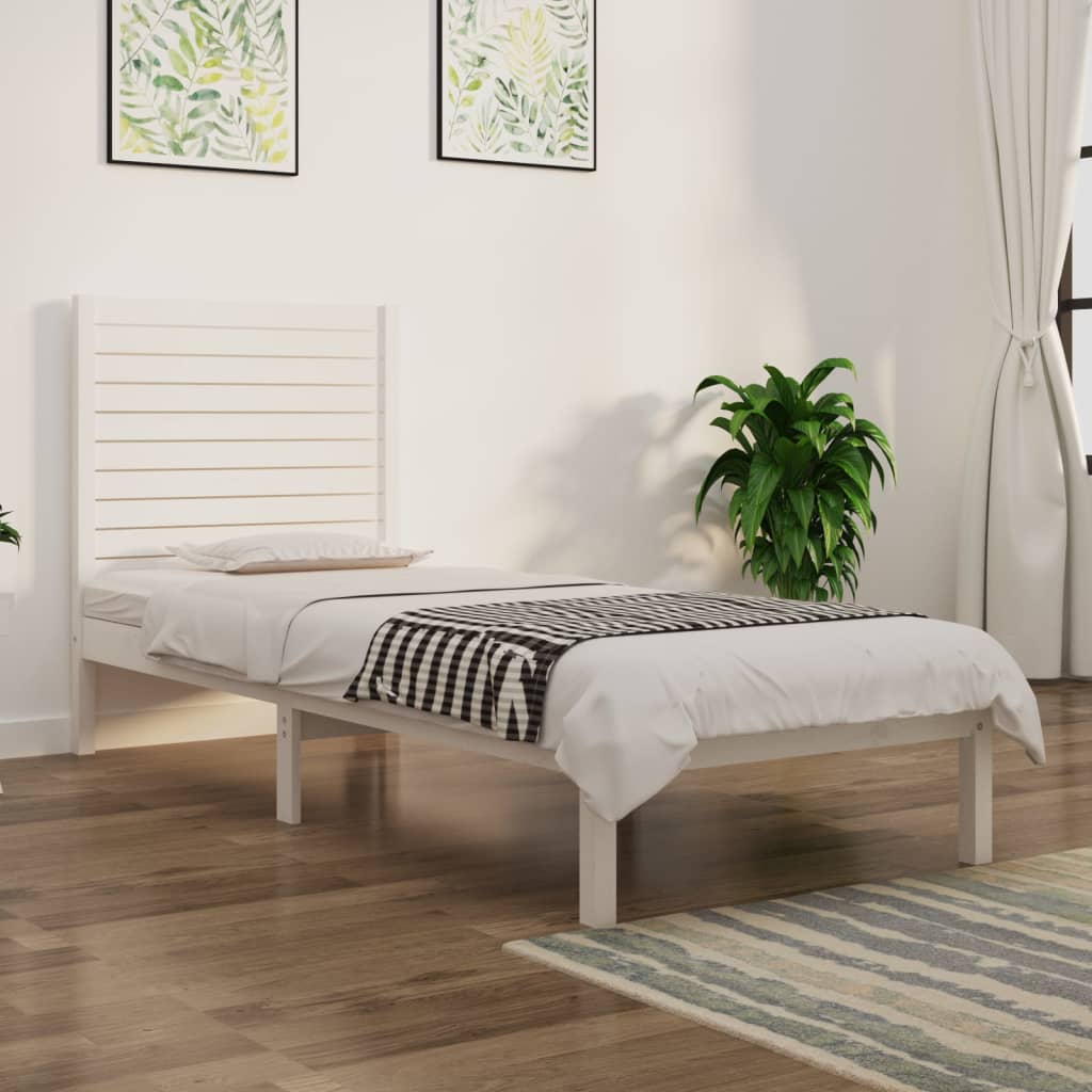 vidaXL Cadre de lit massif hout 75x190 cm