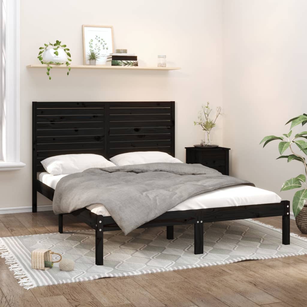 vidaXL Cadre de lit massif hout 75x190 cm